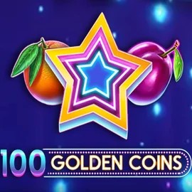 100 Golden Coins casino game by Amusnet Interactive – featured logo at Stake Casino