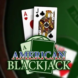 American Blackjack logo by Habanero at Stake Casino