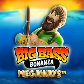 Official Slots logo: Big Bass Bonanza Megaways by Pragmatic Play at Stake Casino