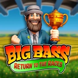 Big Bass Return to the Races online game logo by Pragmatic Play on casinoostake.eu