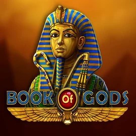 Official Slots logo: Book of Gods by BF Games at Stake Casino