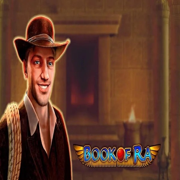 Book of Ra logo by Greentube at Stake Casino