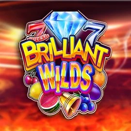 Brilliant Wilds slot logo by iSoftBet at Stake Casino