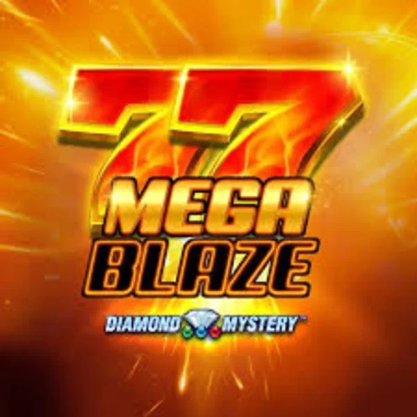 Diamond Mystery Mega Blaze slot logo by Greentube at Stake Casino