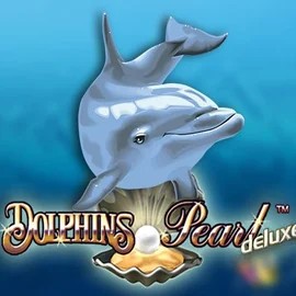 Slots logo of Dolphins Pearl Deluxe from Novomatic at Stake Casino