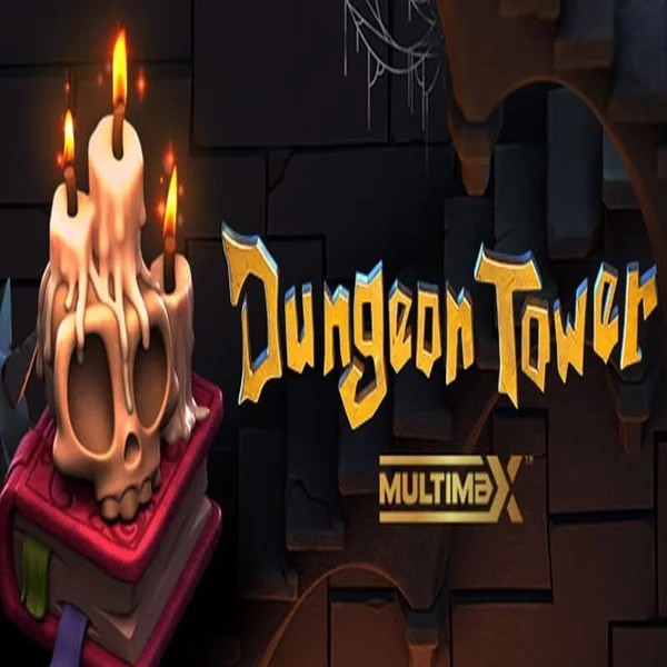 Dungeon Tower logo – Slots by Peter & Sons at Stake Casino