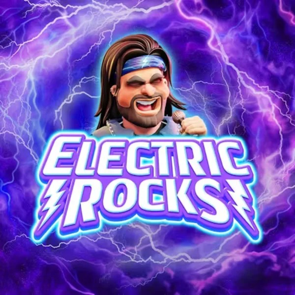 Slots logo of Electric Rocks from Inspired Gaming at Stake Casino