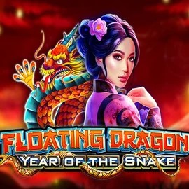 Floating Dragon Year of the Snake online game logo by Pragmatic Play on casinoostake.eu