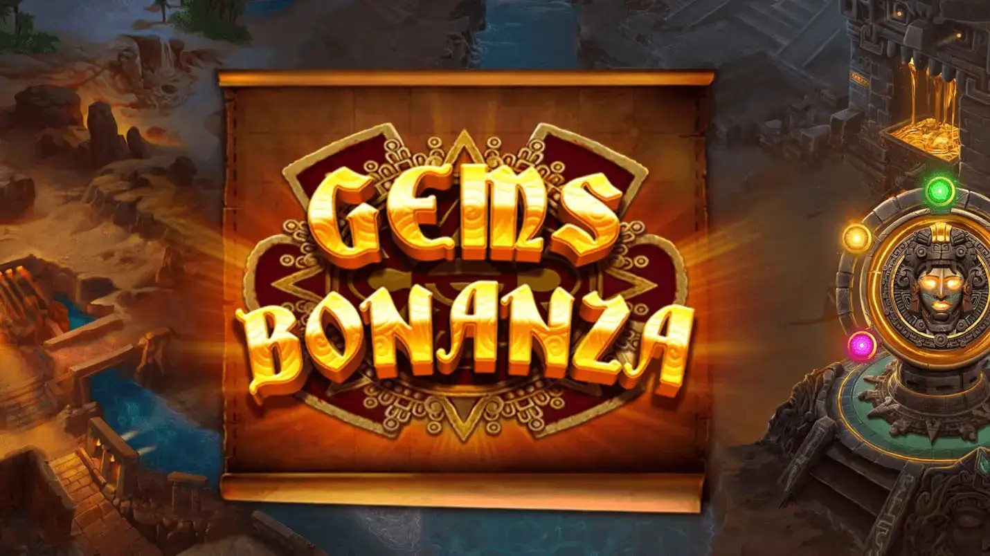 Gems Bonanza by Pragmatic Play, showcased at casinoostake.eu – game logo