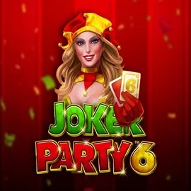 Joker Party 6 logo by Greentube at Stake Casino