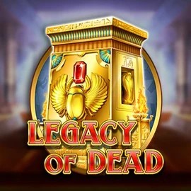Legacy of Dead logo by Play'n GO Stake Casino