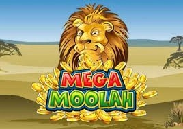 Mega Moolah slot logo by Games Global at Stake Casino