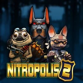 Nitropolis 2 logo by ELK Studios at Stake Casino