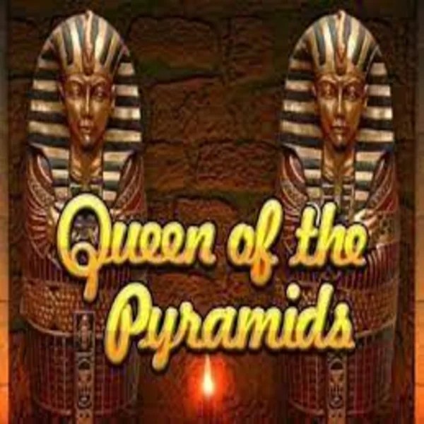 Queen of the Pyramids online game logo by Playtech on casinoostake.eu