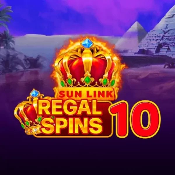 Regal Spins 10 logo by PatePlay at Stake Casino
