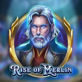 Rise of Merlin game by Play'n GO – logo hosted on Stake Casino