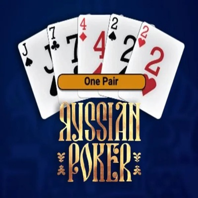 Russian Poker logo by OneTouch Games at Stake Casino