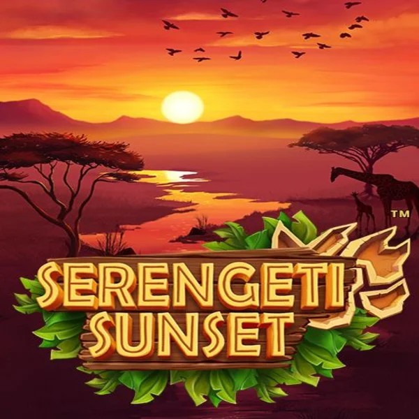 Serengeti Sunset logo – Slots by Skywind Group at Stake Casino