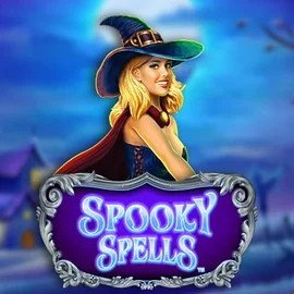 Spooky Spells logo by Novomatic Stake Casino