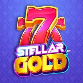 Stellar Gold logo by Snowborn Games Stake Casino