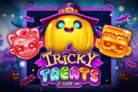 Try Tricky Treats slot by Push Gaming on casinoostake.eu – logo image